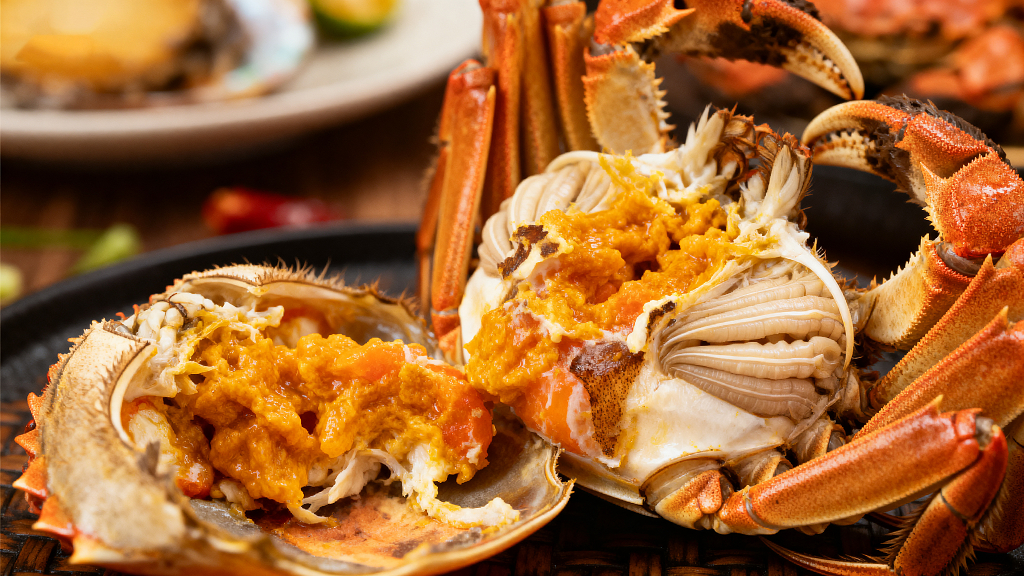 大闸蟹美食摄影
