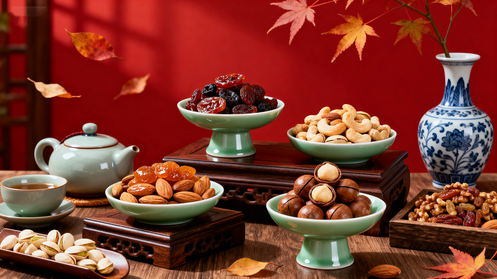 中式茶点高清美食美味干果