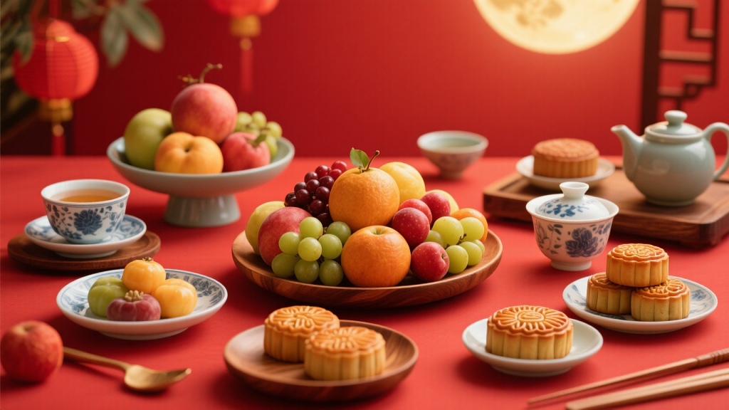 中秋美食高清