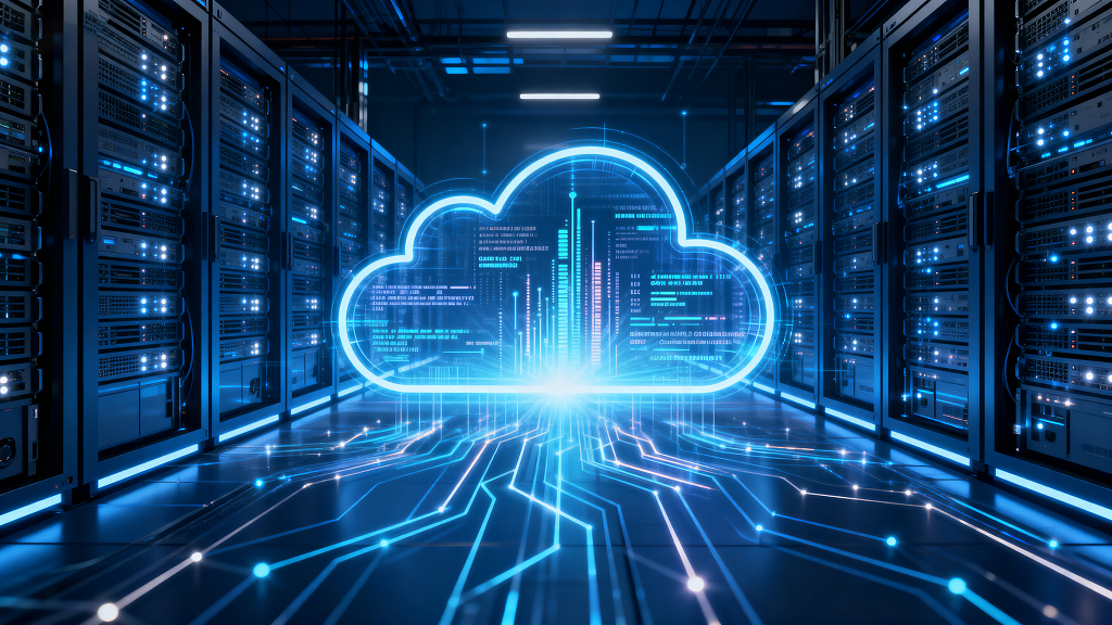 数据中心云计算服务器机房科技未来科技数字技术数据存储大数据