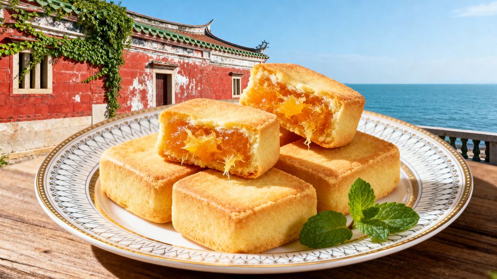 一盘美味的凤梨酥