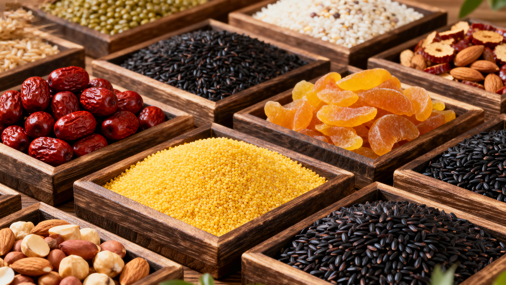 各种粥的食材原材料