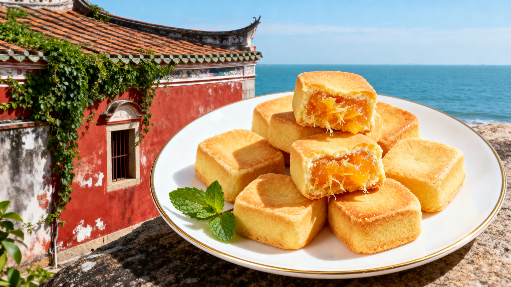 一盘美味的凤梨酥