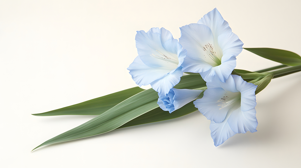 简洁构图的花卉图像