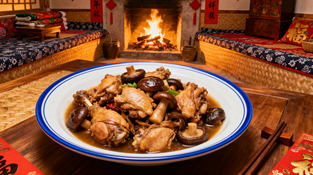 小鸡炖蘑菇东北小鸡炖蘑菇