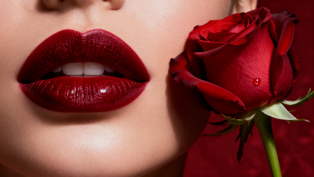 美妆艺术红唇口红