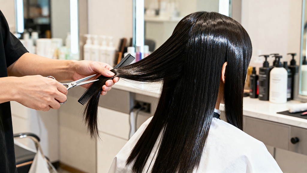 美发沙龙女性美发发型设计美发服务美发场景专业美发