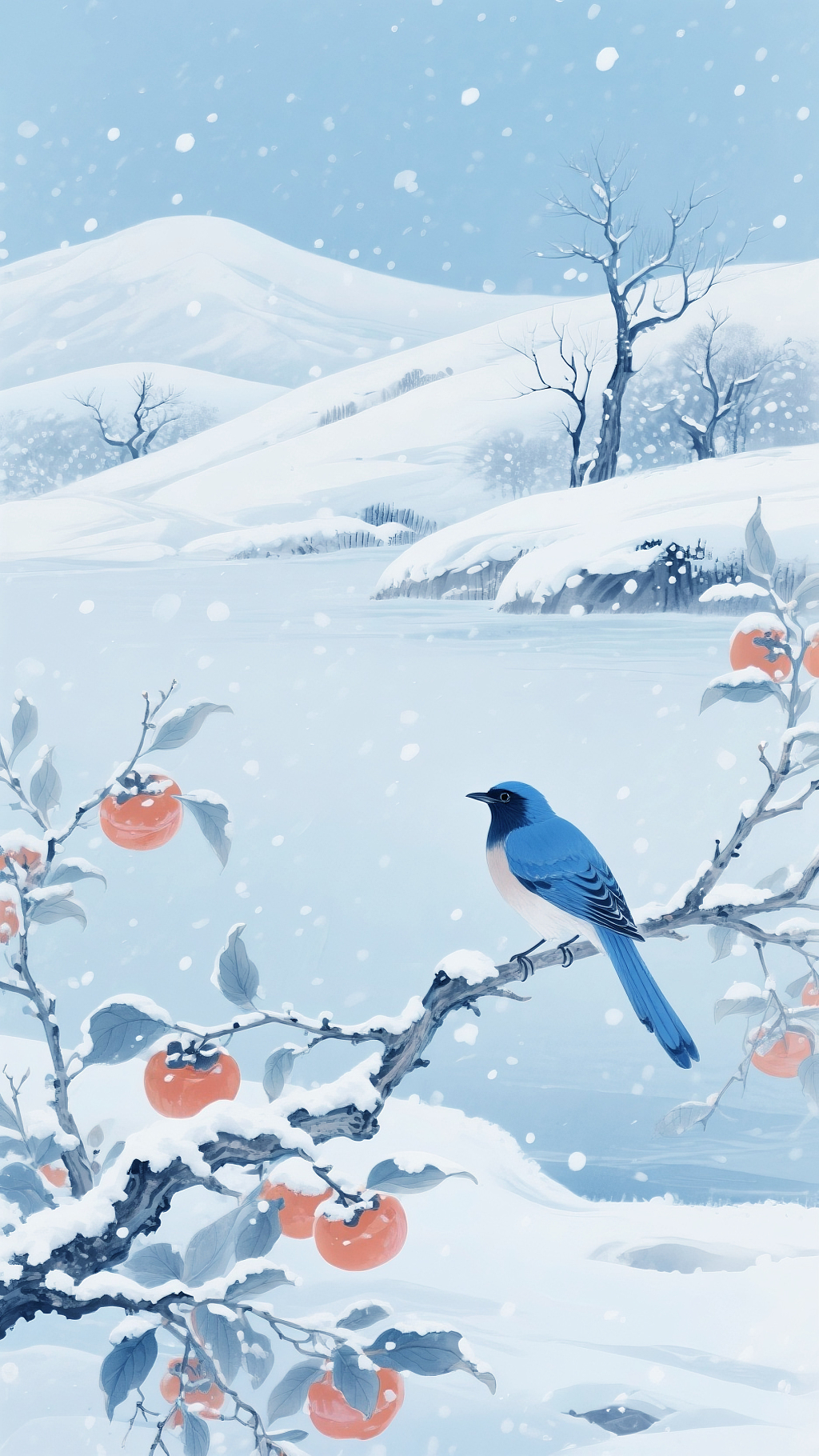 二十四节气小雪底图