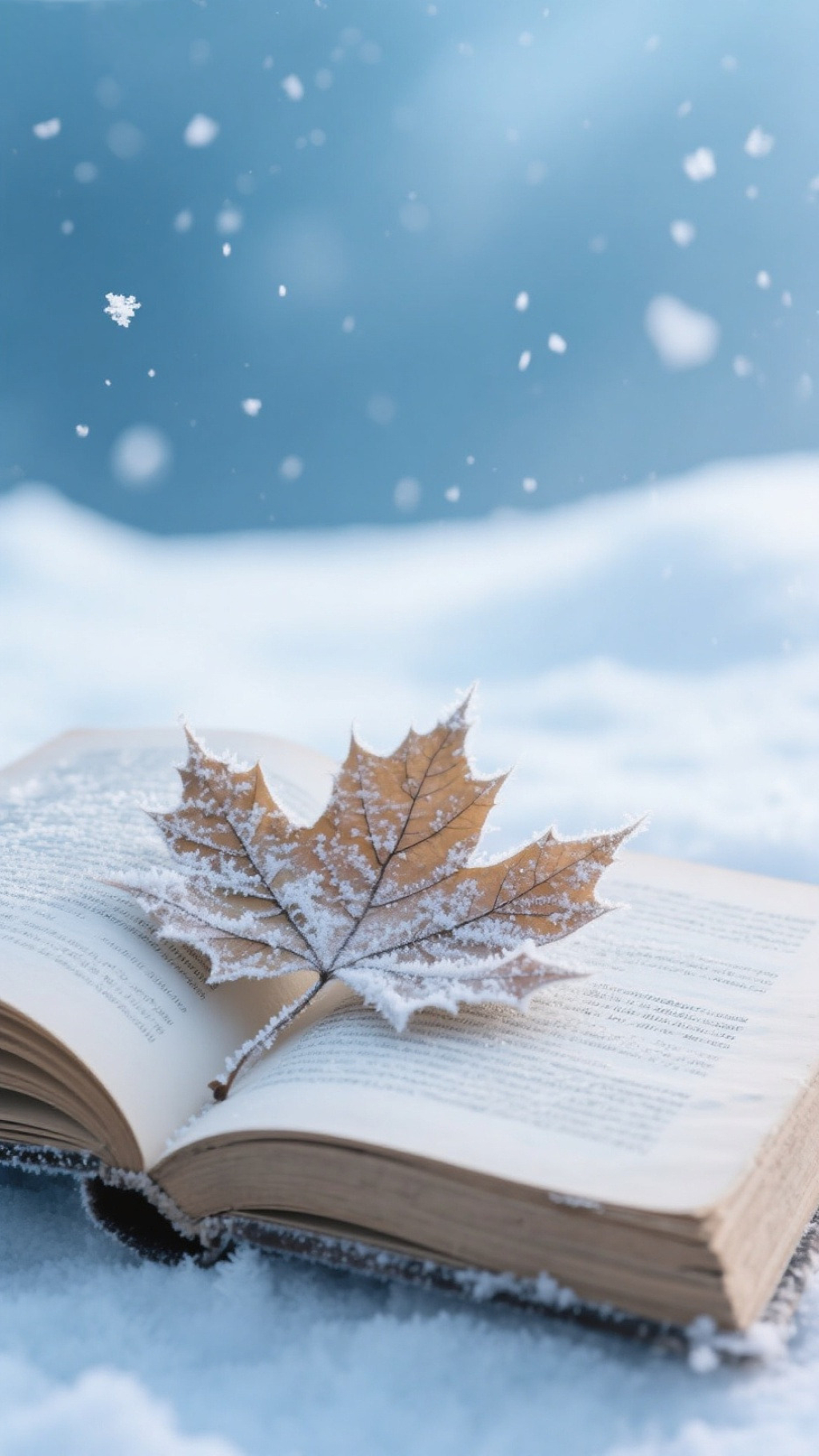 二十四节气小雪背景图