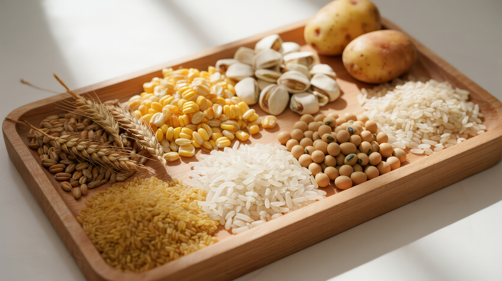 世界粮食日健康饮食营养均衡背景