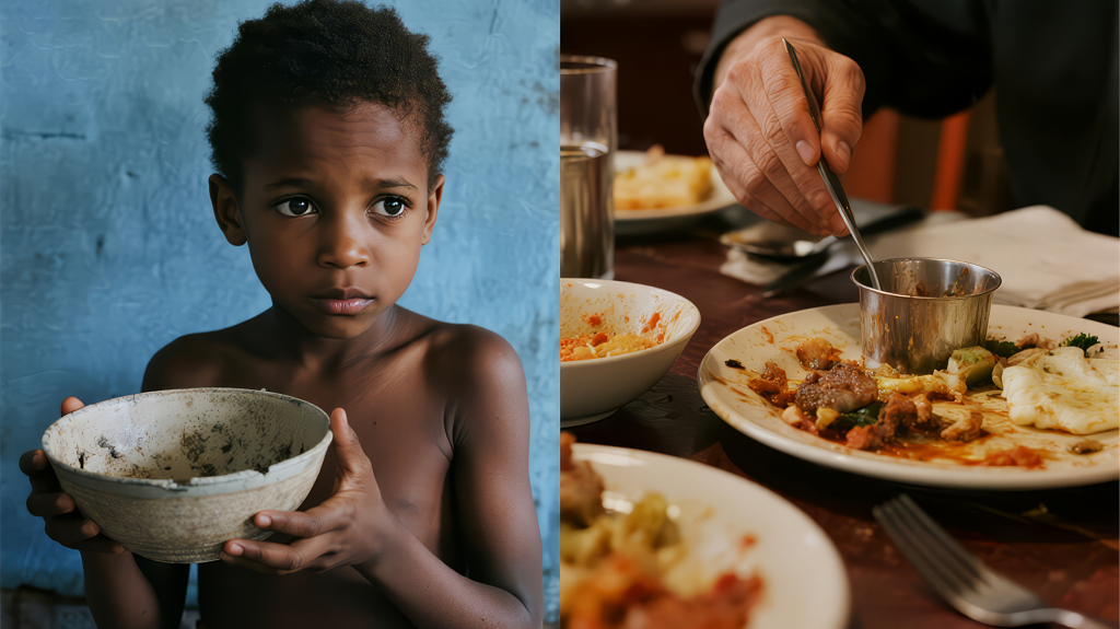 世界粮食日反对浪费珍惜粮食公益背景