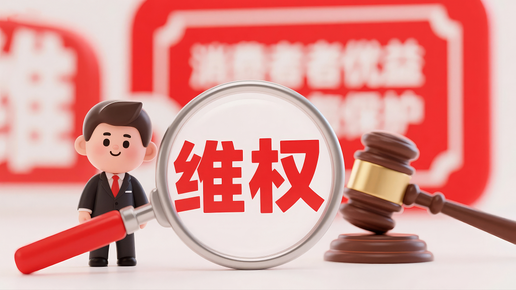 315消费者权益日法律维权插画背景