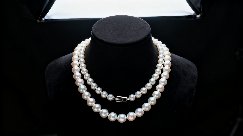 一串美丽的珍珠项链
