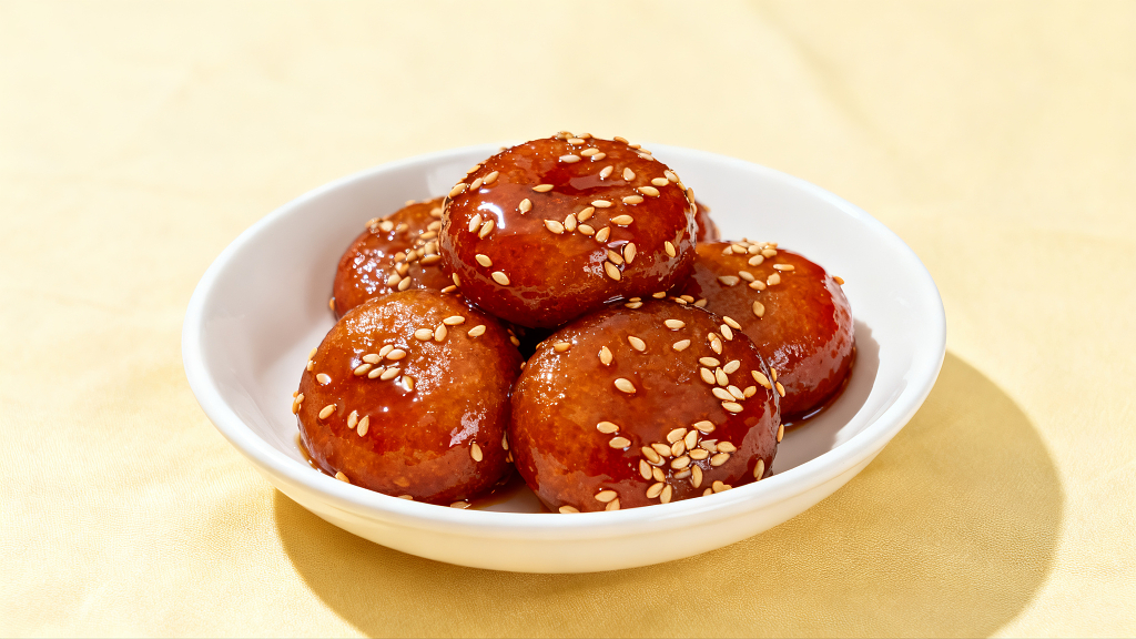 糖油粑粑白色陶瓷碗