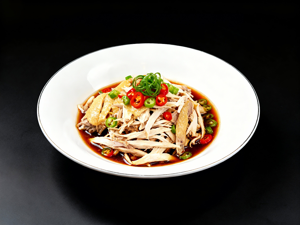 一盘美味手撕鸡