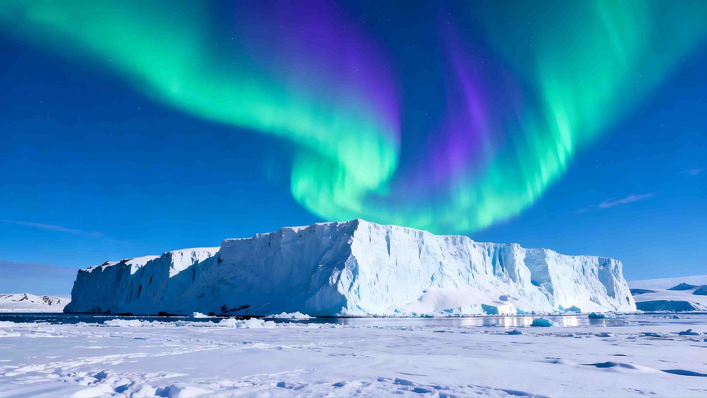 南极洲摄影岛屿冰川雪极光