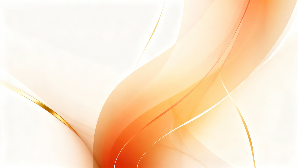 橙色红色简约大气色彩曲线橘色展板海报背景