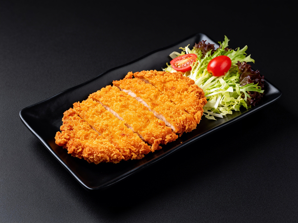 切块香酥炸鸡排图片