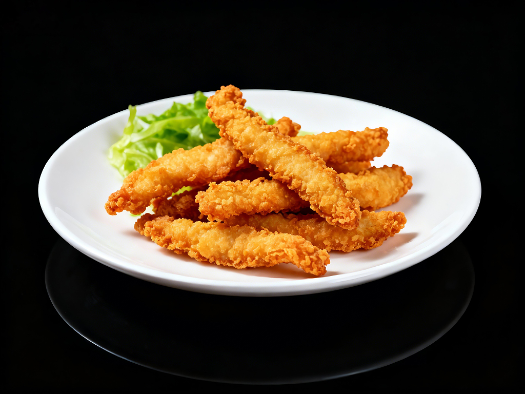 香酥炸鸡柳图片