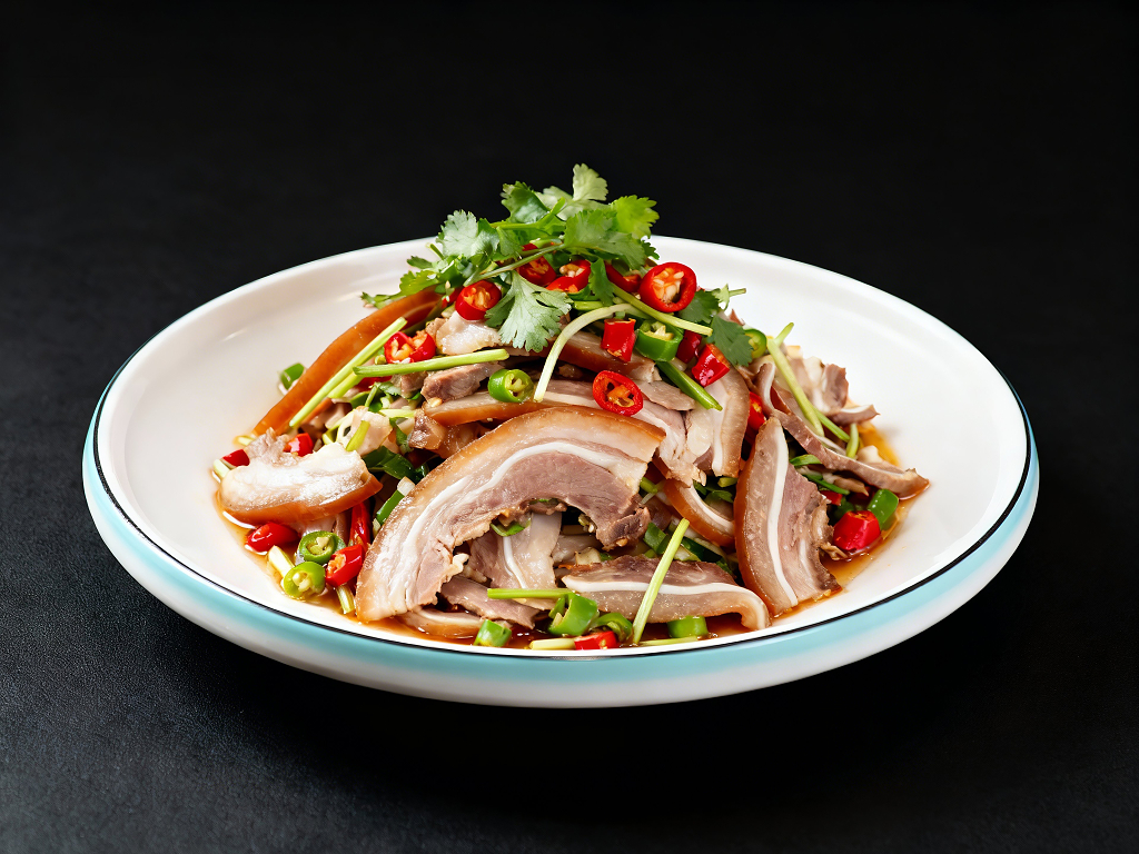 凉拌猪头肉图片菜单设计