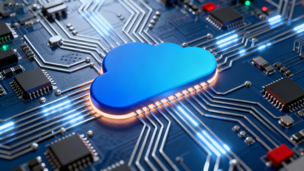 云计算大数据未来科技创新概念背景