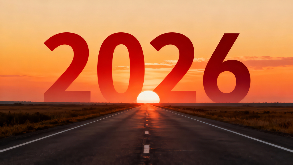 2026新年驶向未来的希望公路背景