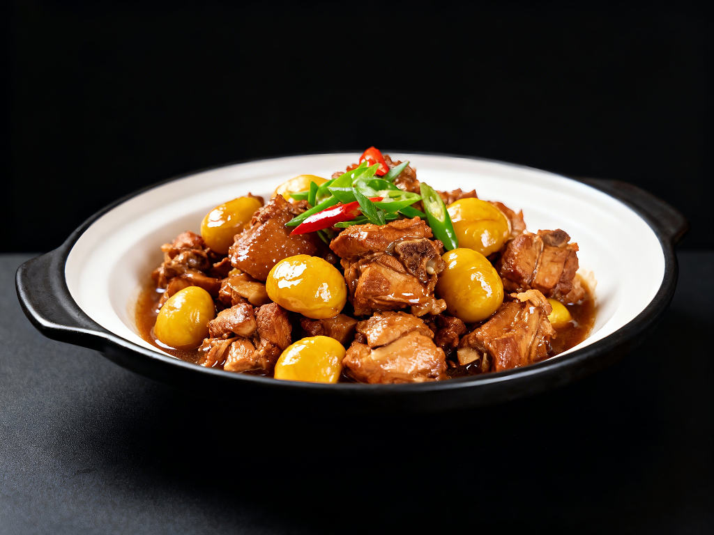 板栗烧鸡块