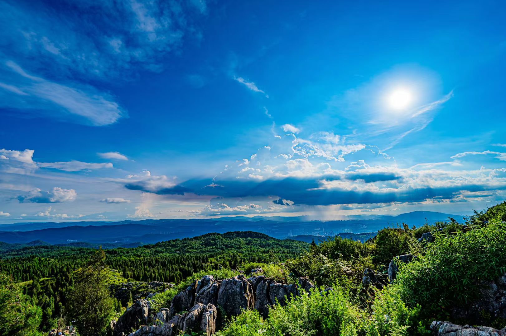 云南昆明西山风景区自然风光壁纸旅游