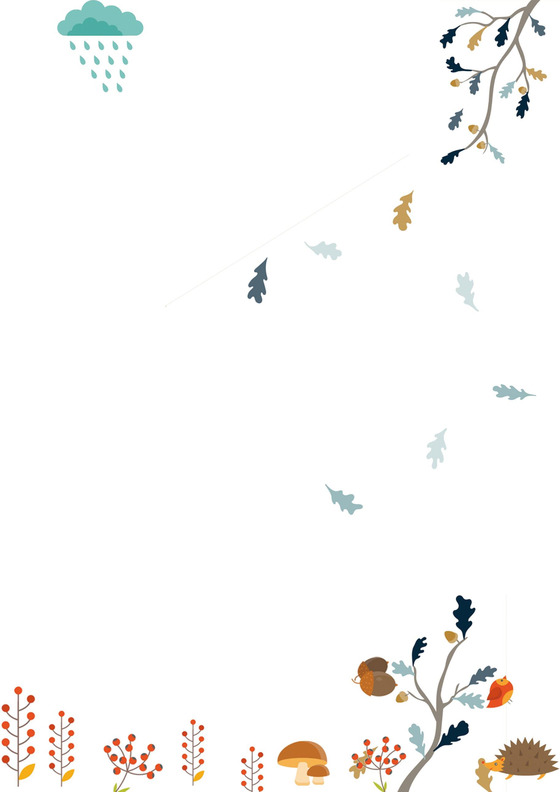 淡雅word信纸模板背景