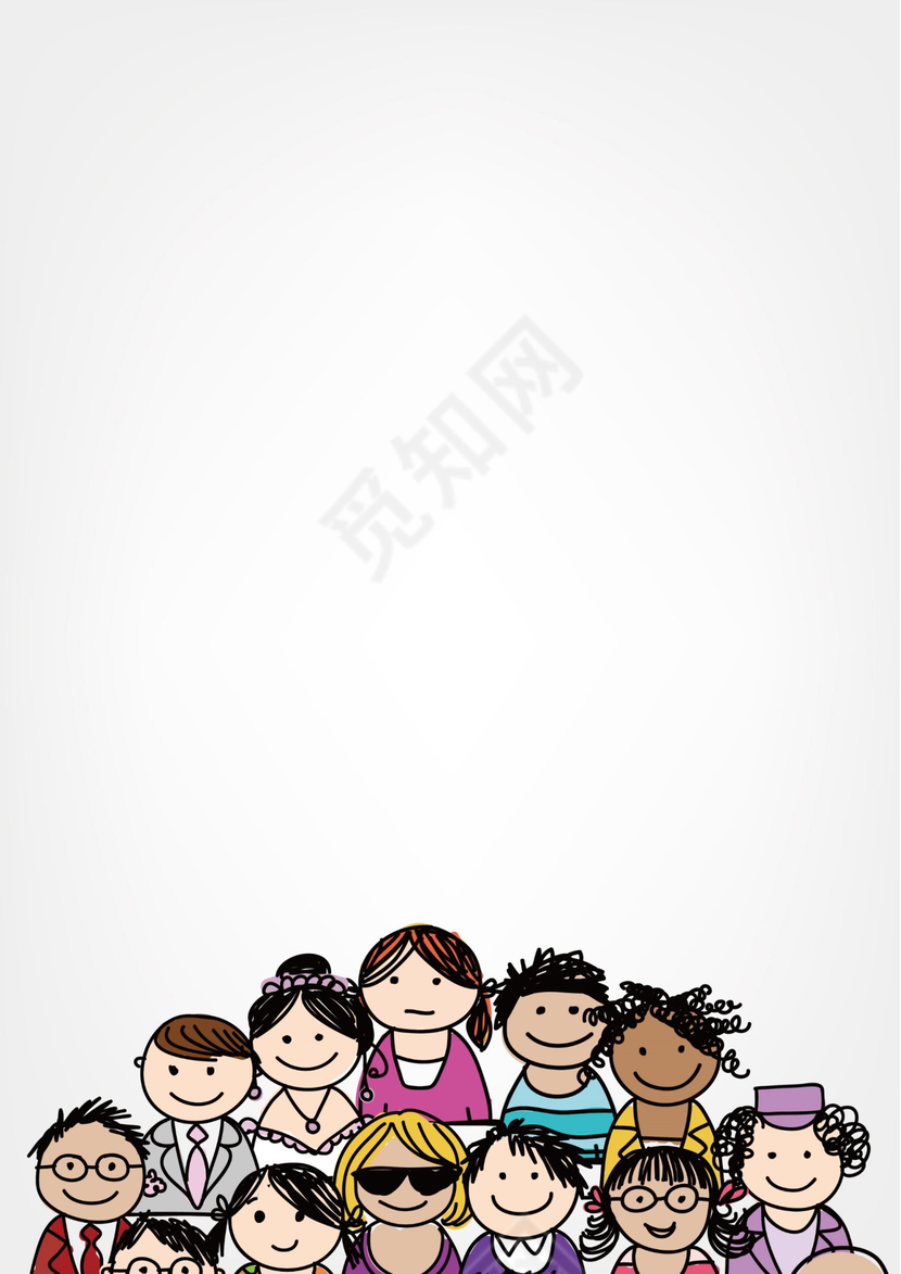 卡通风信纸模板