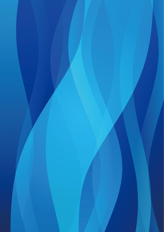 蓝色科技企业信纸