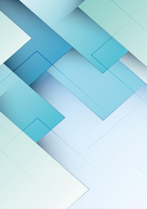 蓝色公司企业信纸信封设计