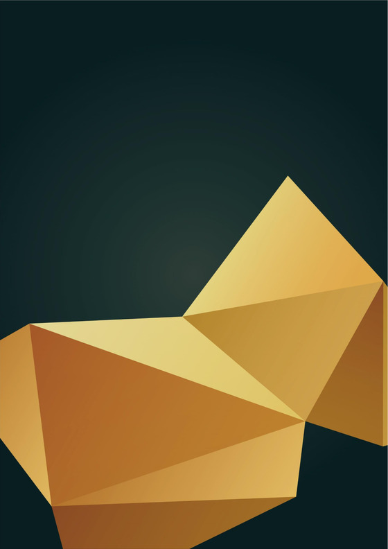 橙色商务风科技纸信封设计