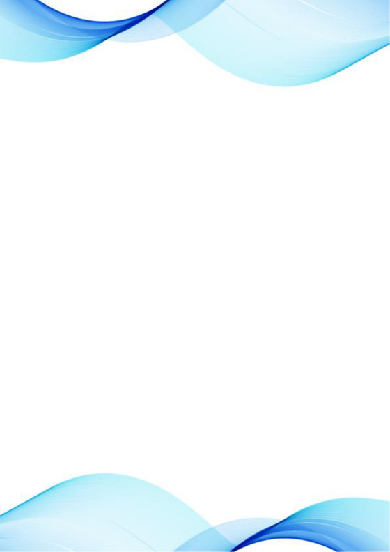 蓝色曲线商务风科技信纸Word编辑