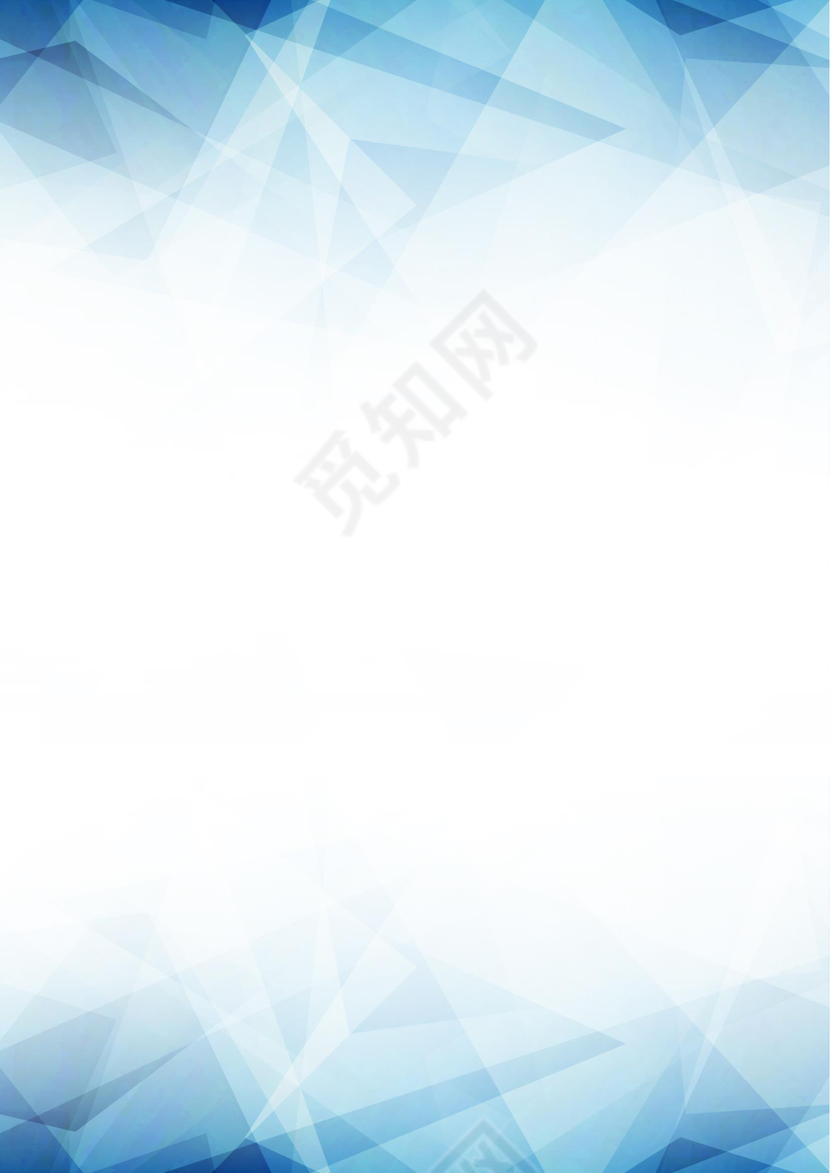 低多边形商务风信纸Word编辑矢量背景