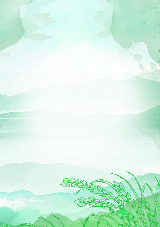 卡通绿色清新风Word信纸编辑模板