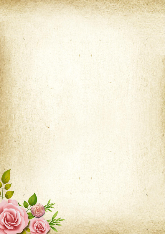 复古风中国风Word信纸模板设计