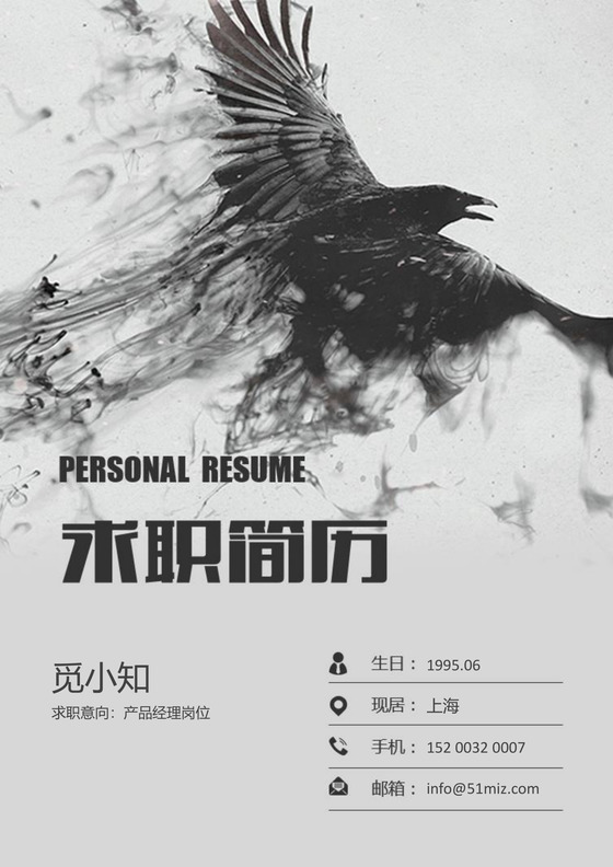 产品运营求职个人简历