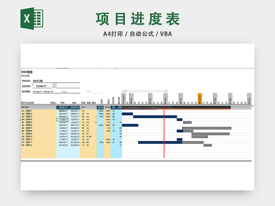 项目进度表