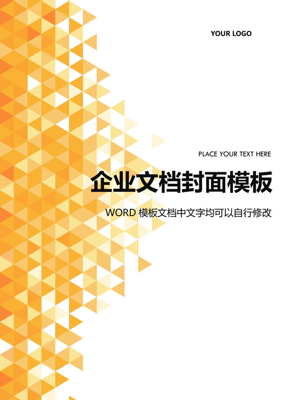 企业文档简约商务封皮模板