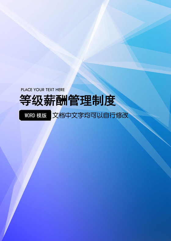 公司薪酬管理制度Word文档