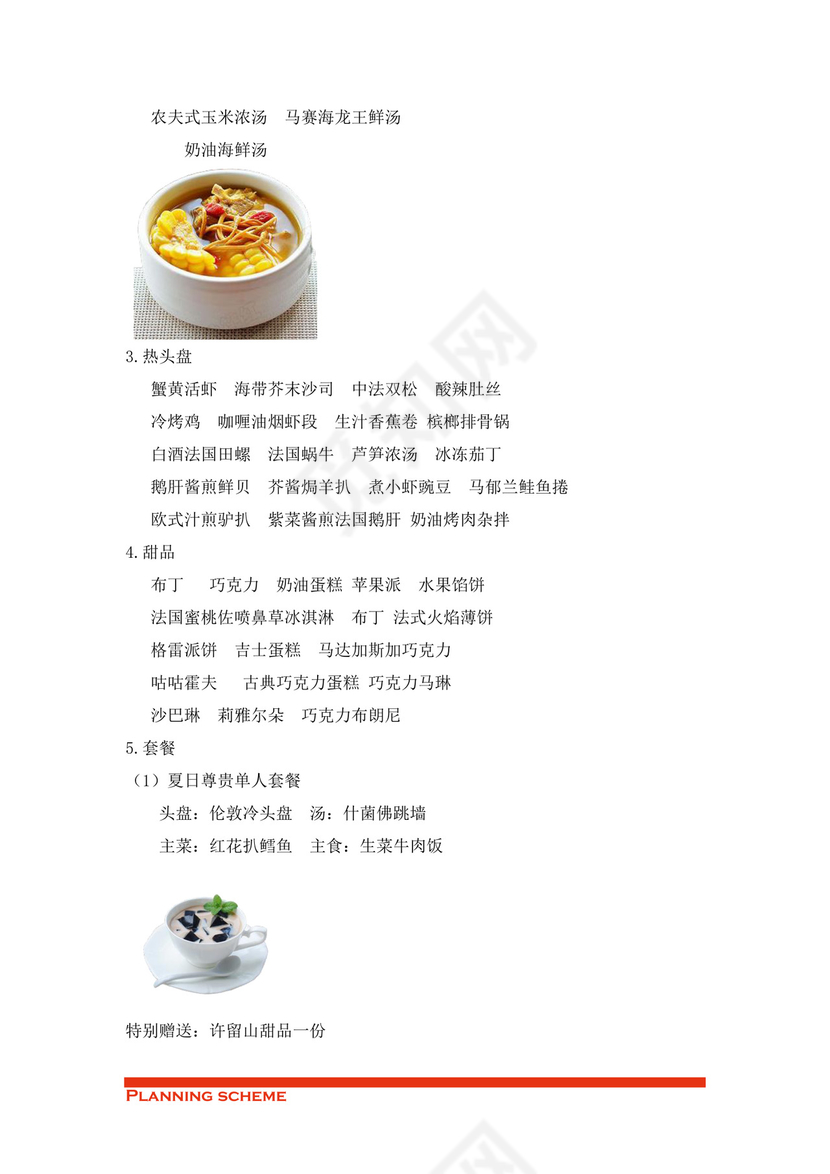 专业规范实用的商业策划书word模板