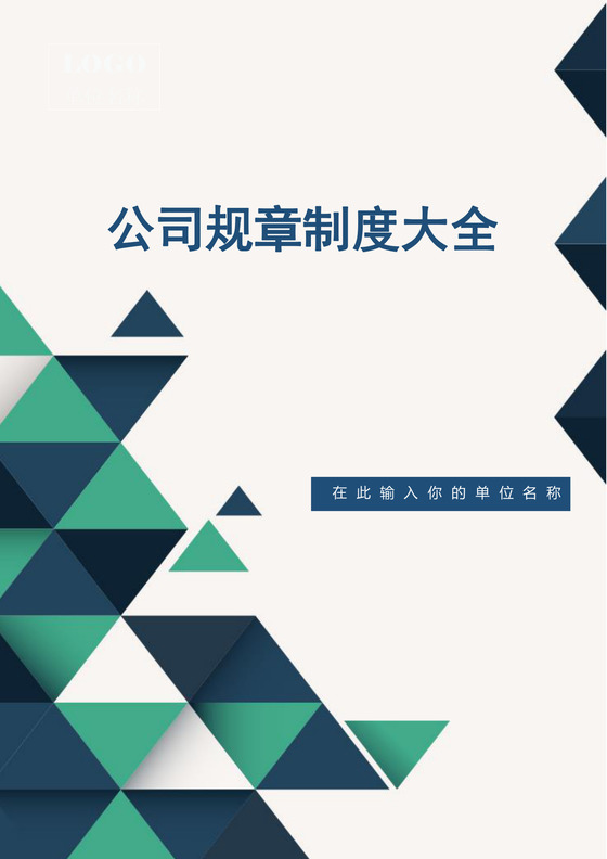 公司规章制度方案Word文档