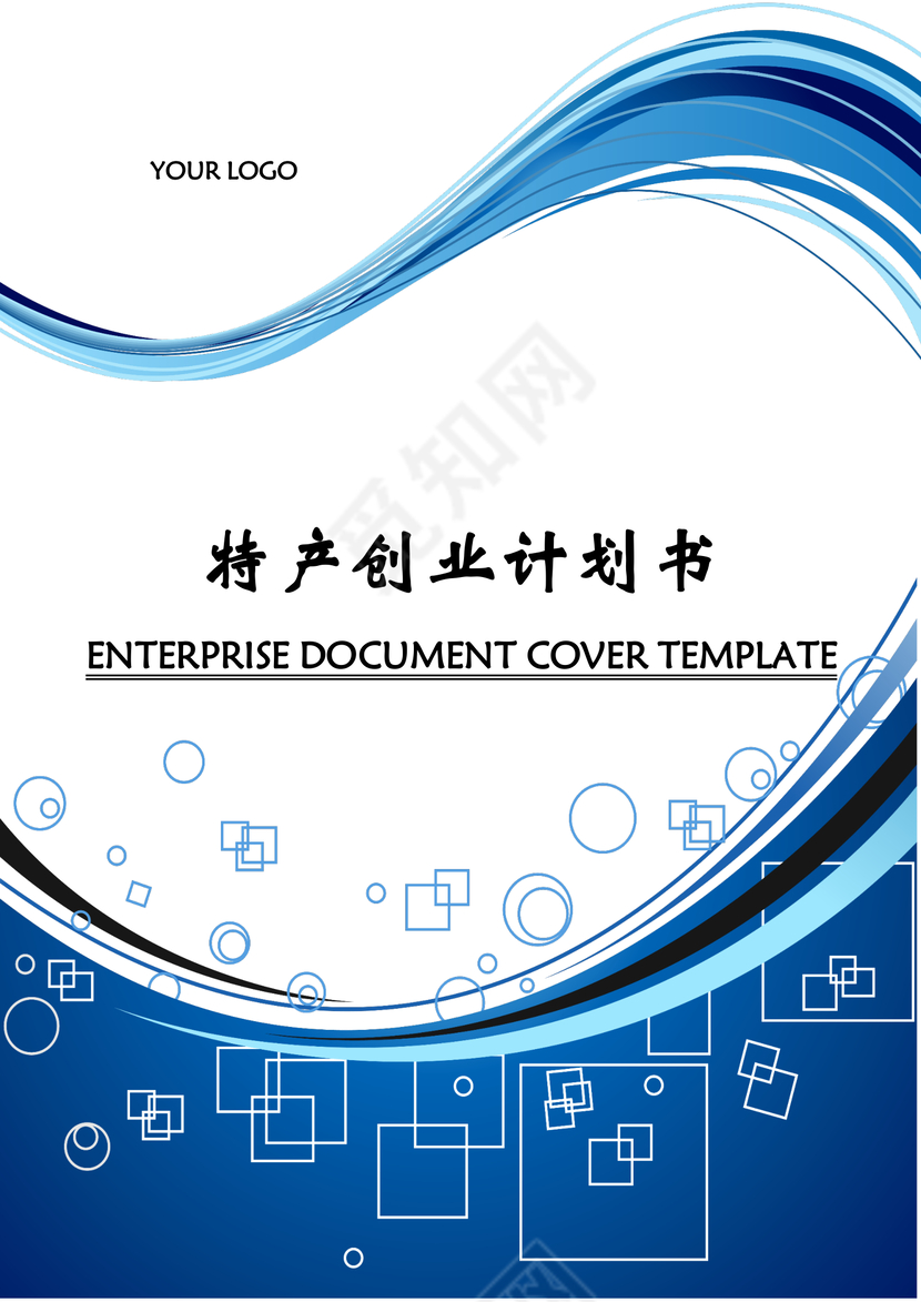 特产创业计划书word模板