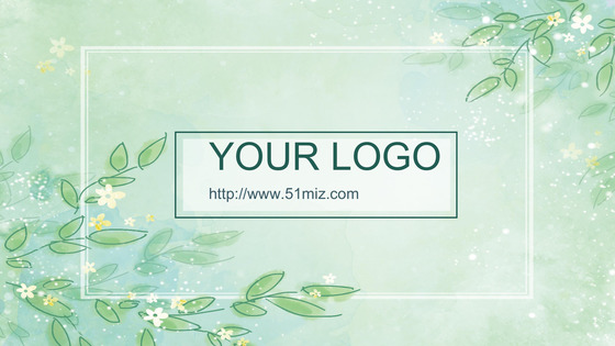 绿色小清新企业公司市场部运营总监个人名片