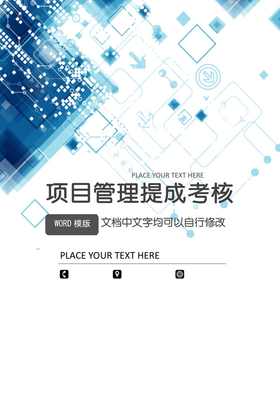 项目管理绩效考核word模板