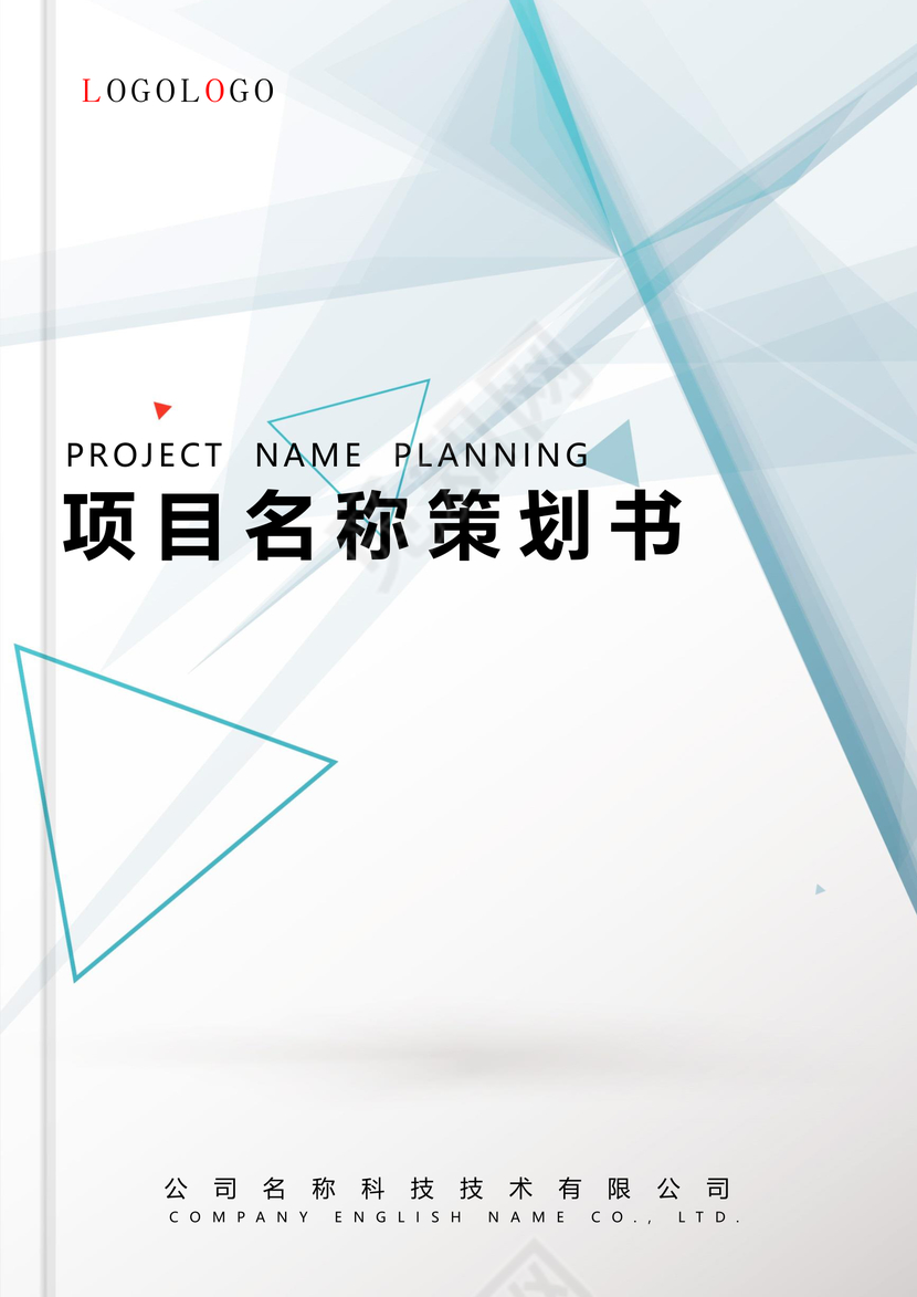 项目名称策划书封面word文档