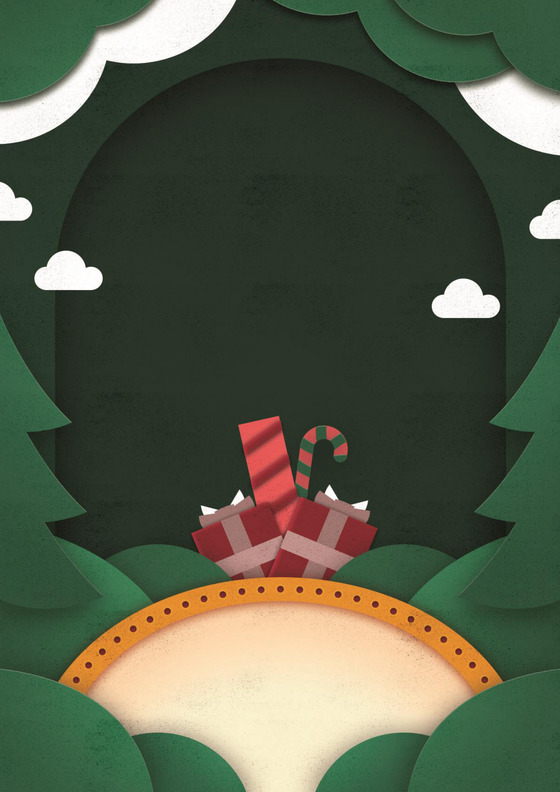 圣诞节封面信纸作文集背景