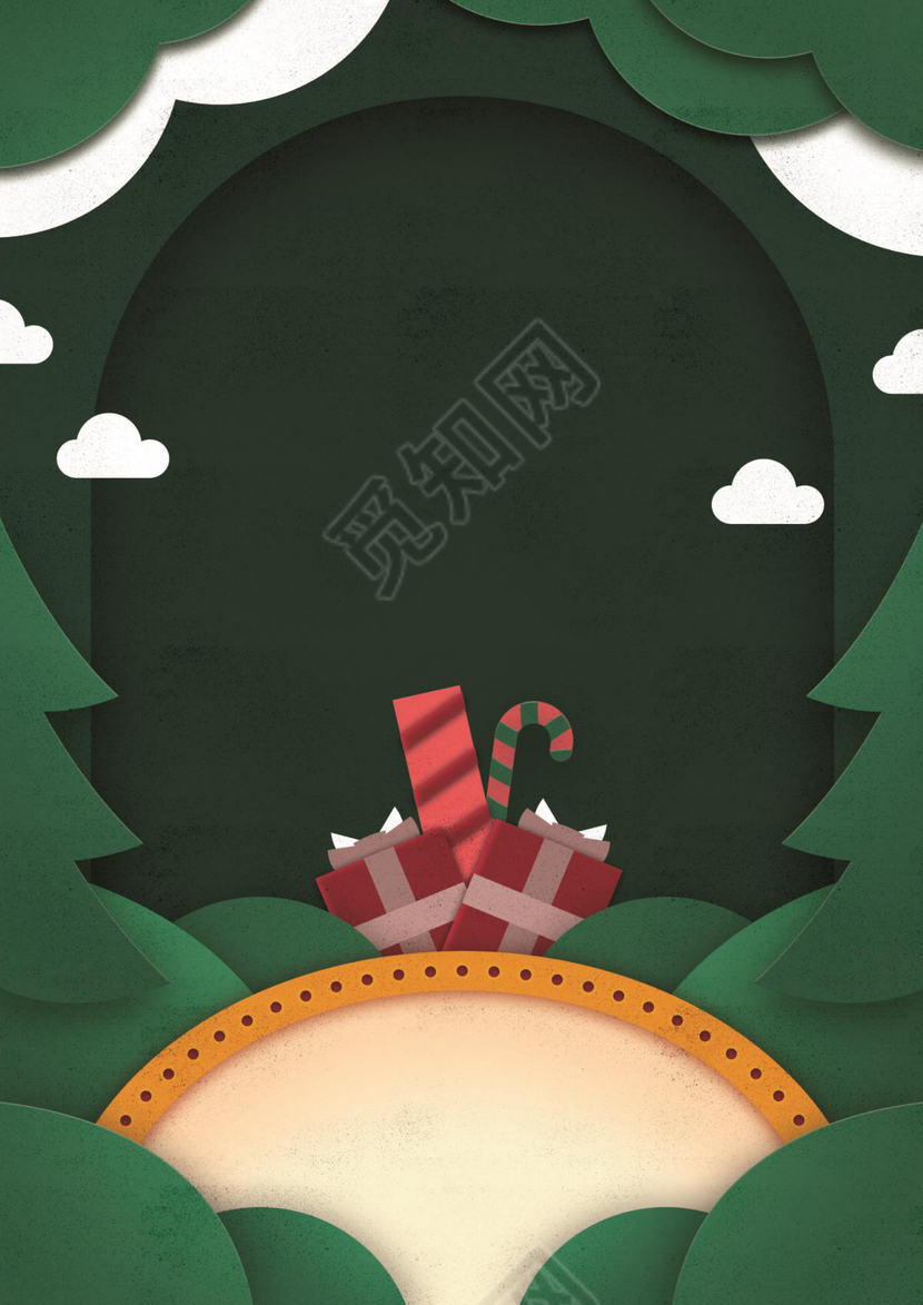 圣诞节封面信纸作文集背景