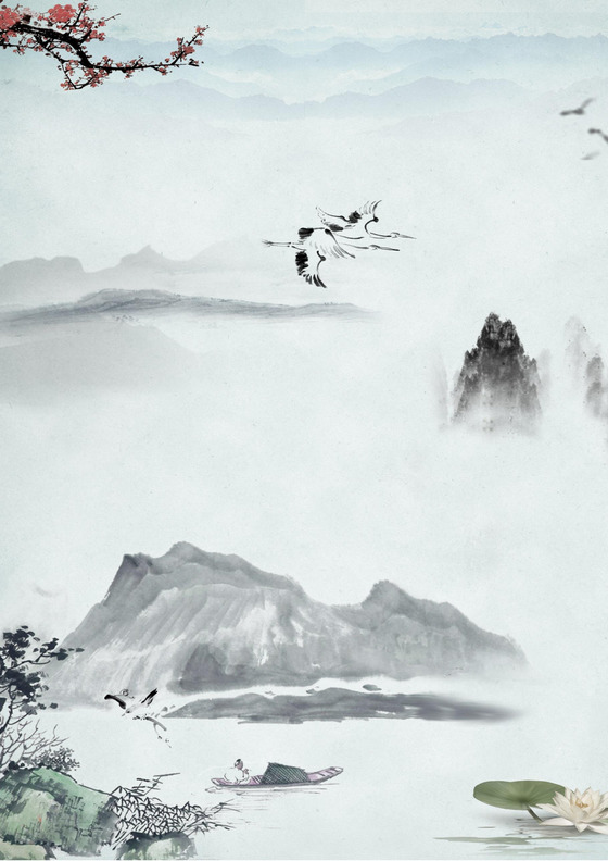 古风信纸文档模板